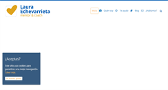 Desktop Screenshot of lauraechevarrieta.com
